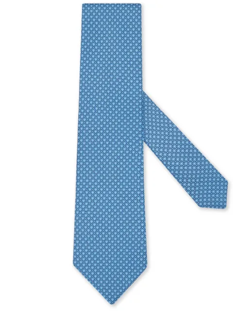Zegna patterned jacquard tie 
