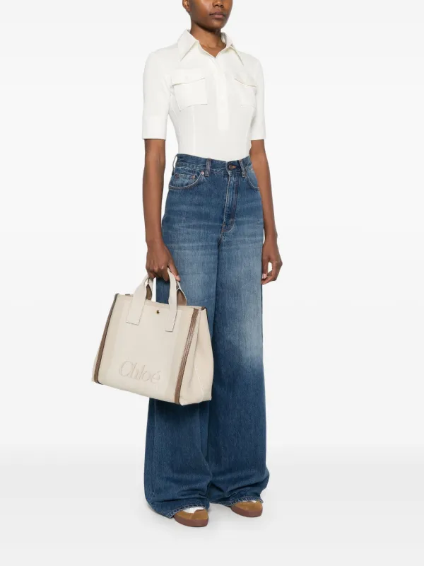 Chloé Large Carry Tote Bag | Neutrals | FARFETCH