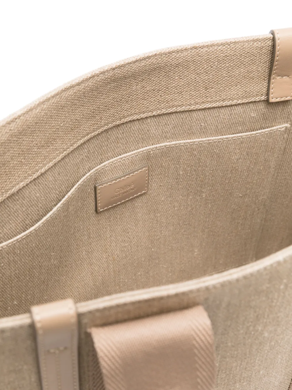 Chloé Woody medium shopper Beige