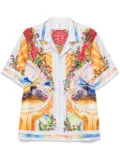 Casablanca graphic-print shirt - Grey