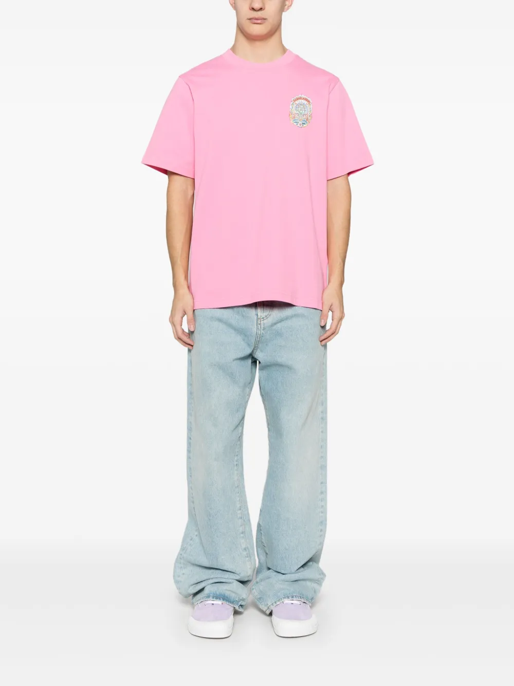 Casablanca Casa Way Skate T-shirt Roze