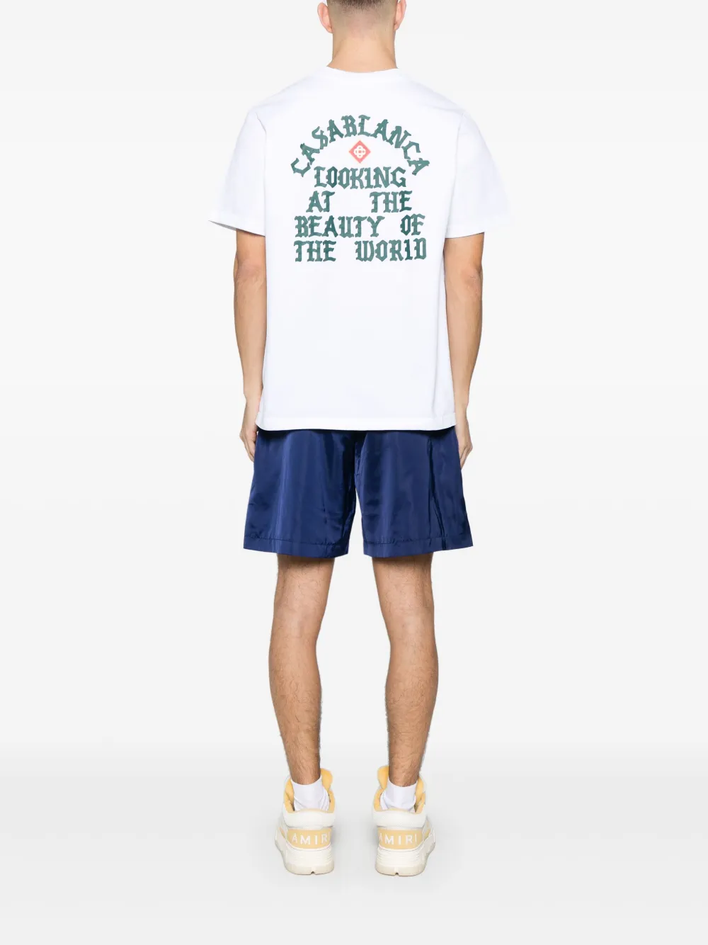 Casablanca Looking At The Beauty Of The World T-shirt - Wit