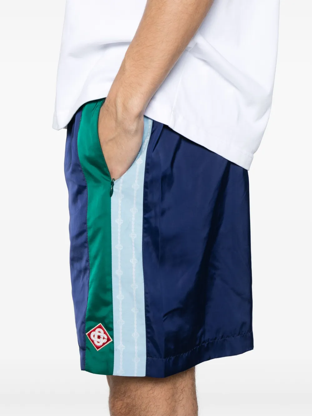 Casablanca Zwembroek met streep Blauw