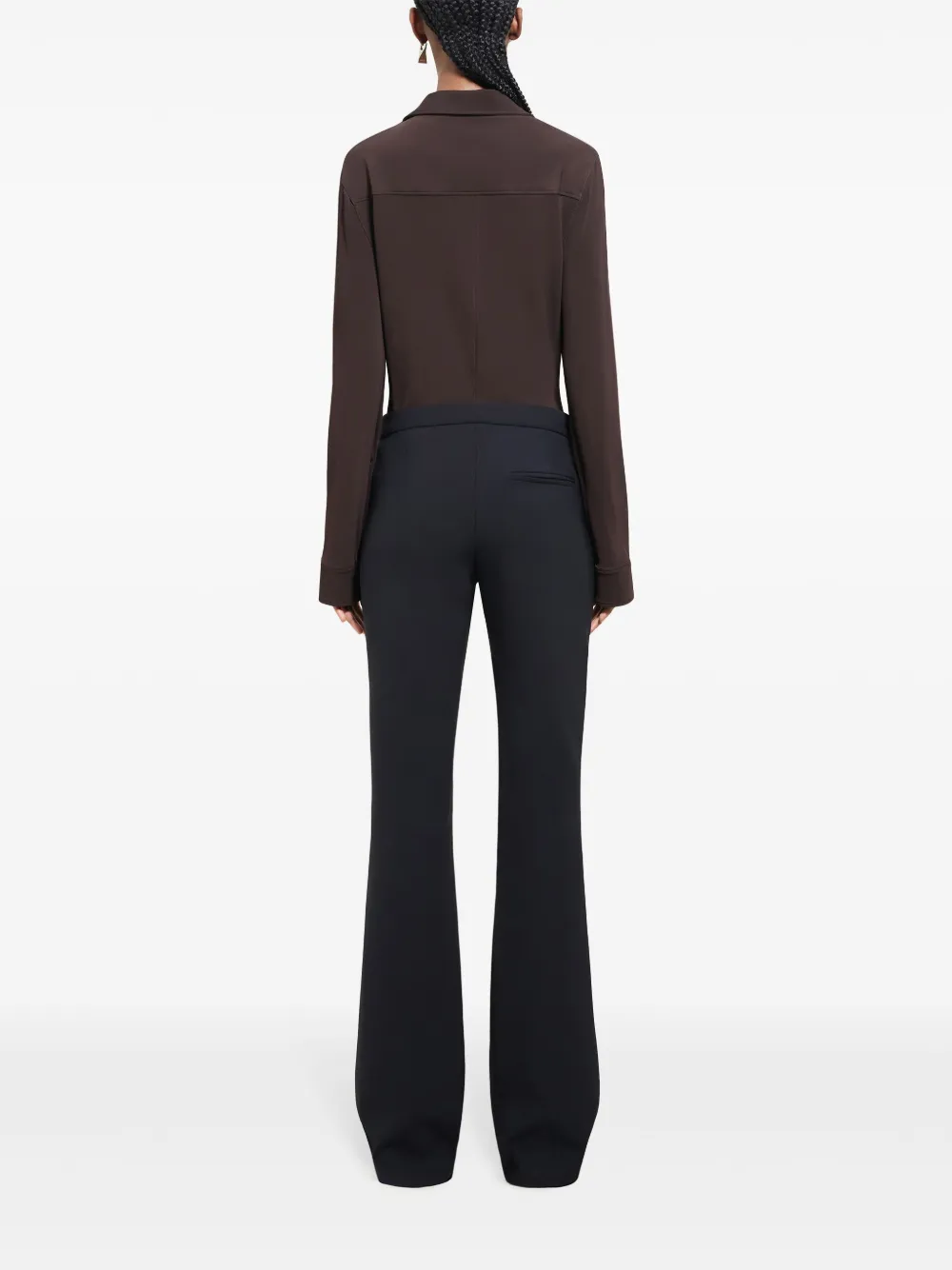 Courrèges Oblique Polo Shirt In 褐色