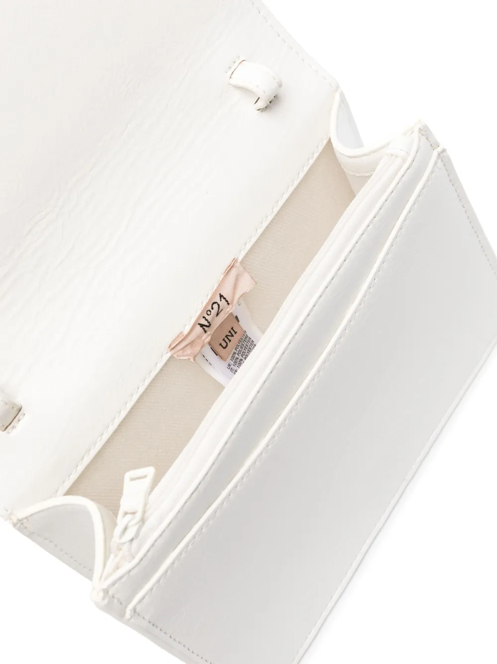 Nº21 Kids Crossbodytas met logo-reliëf Wit