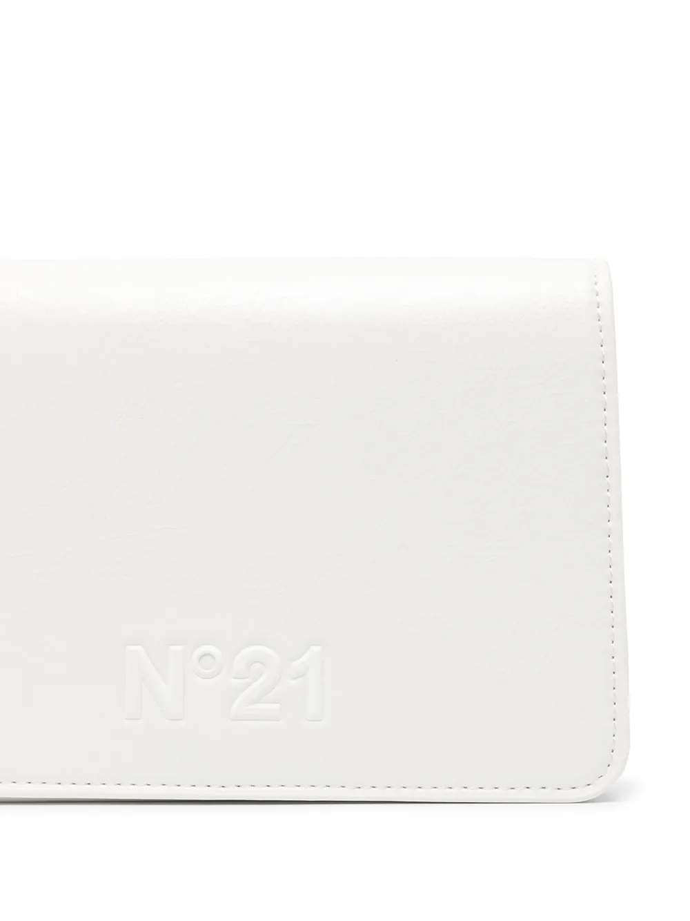 Nº21 Kids Crossbodytas met logo-reliëf Wit