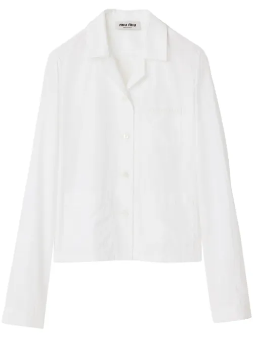 Miu Miu chemise Pocket - Blanc - Miu Miu - Modalova
