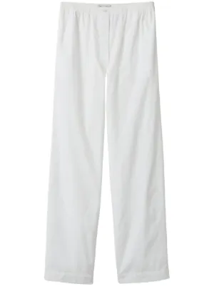 MIUMIU ミュウミュウ ロゴ Straight Pants ストレートパンツ Miu Miu（ミュウミュウ）ウィメンズ ストレートパンツ - FARFETCH