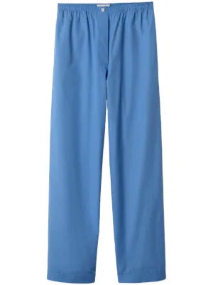MIUMIU ミュウミュウ ロゴ Straight Pants ストレートパンツ Miu Miu（ミュウミュウ）ウィメンズ ストレートパンツ - FARFETCH