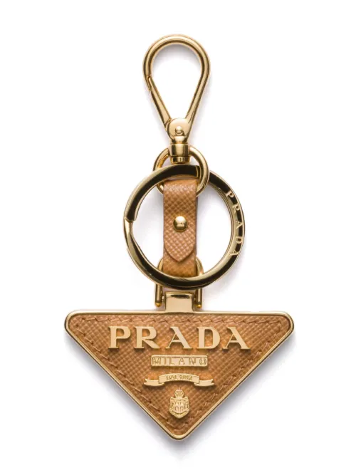 Prada porte-clés en cuir - Prada - Modalova