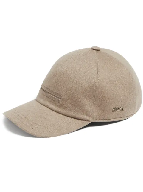 Zegna embroidered-motif cap