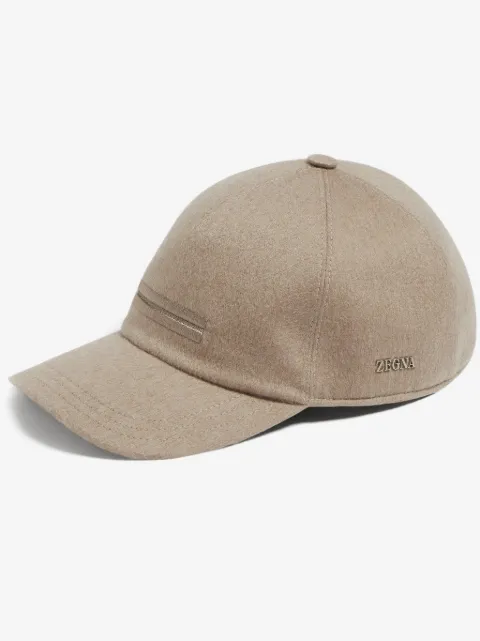 Zegna embroidered-motif cap