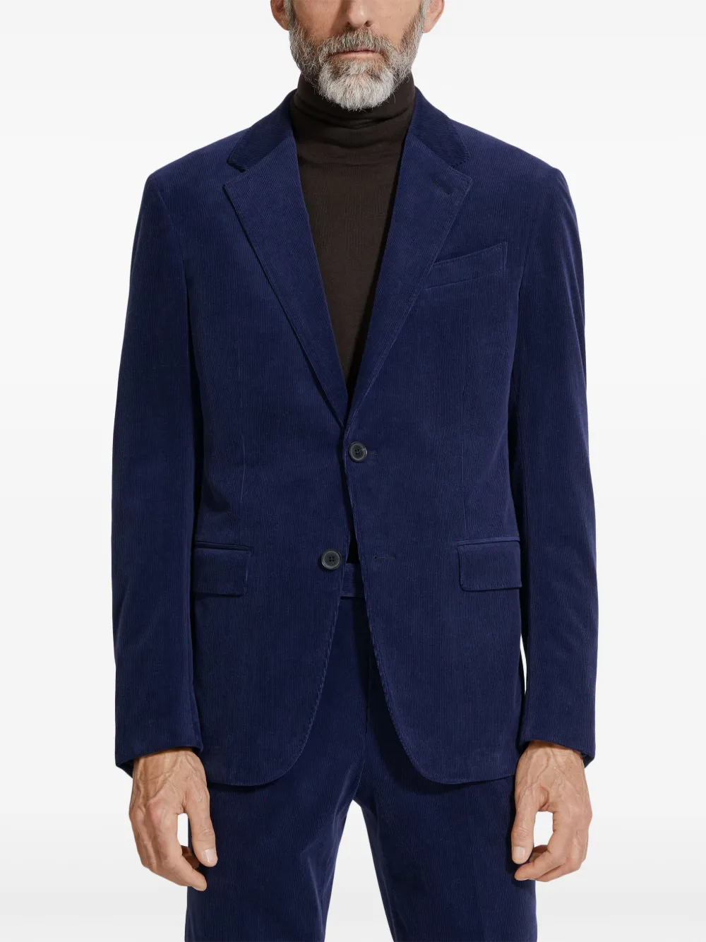 Zegna Cashco blazer Blauw