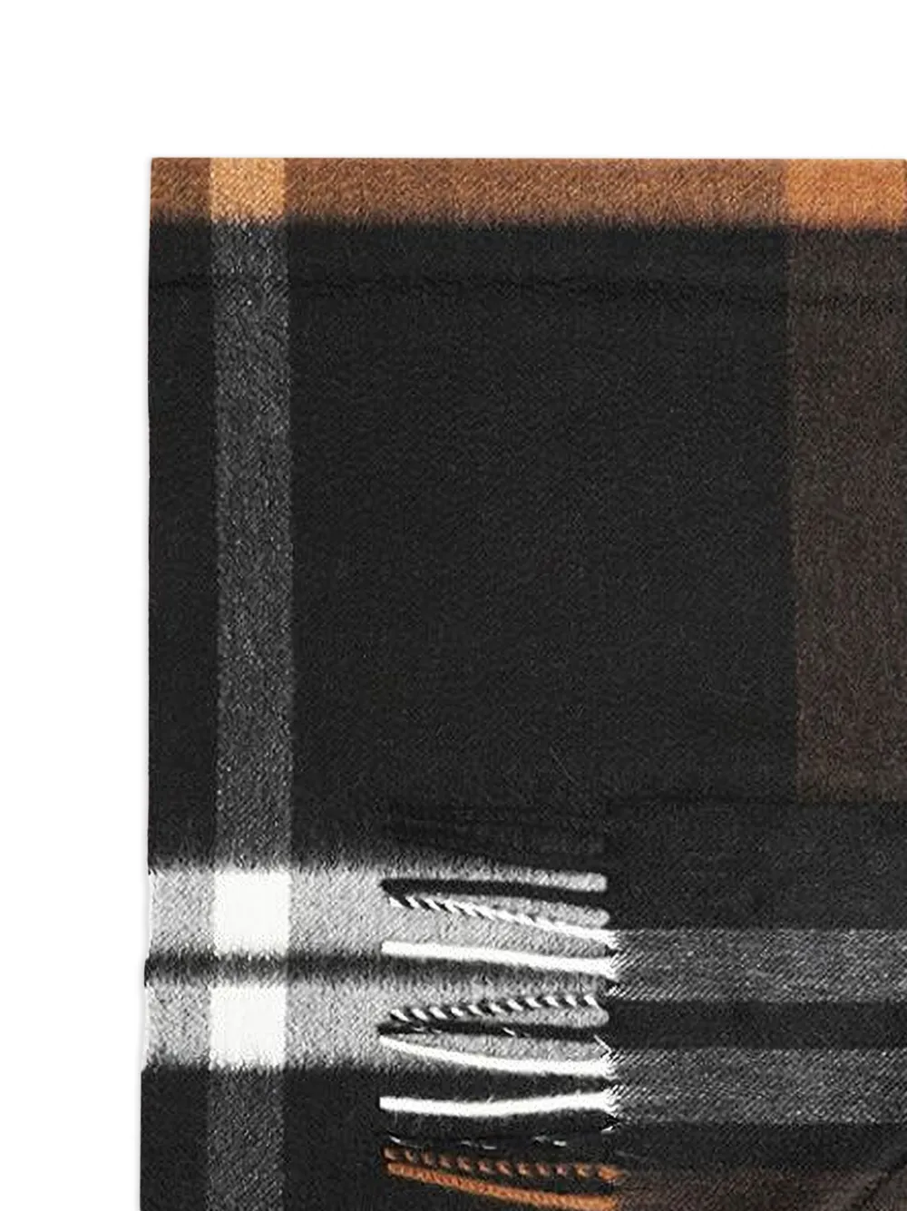 Zegna checked fringed scarf | Image 2