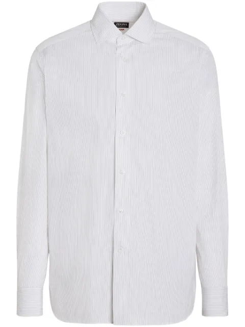 Zegna striped cotton shirt