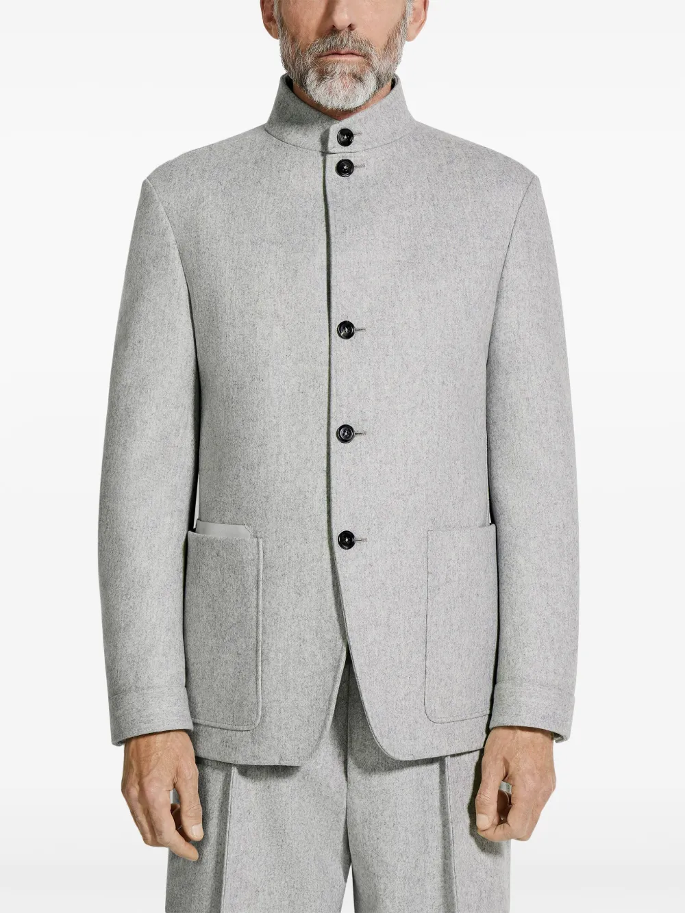 Zegna II Conte blazer Grijs