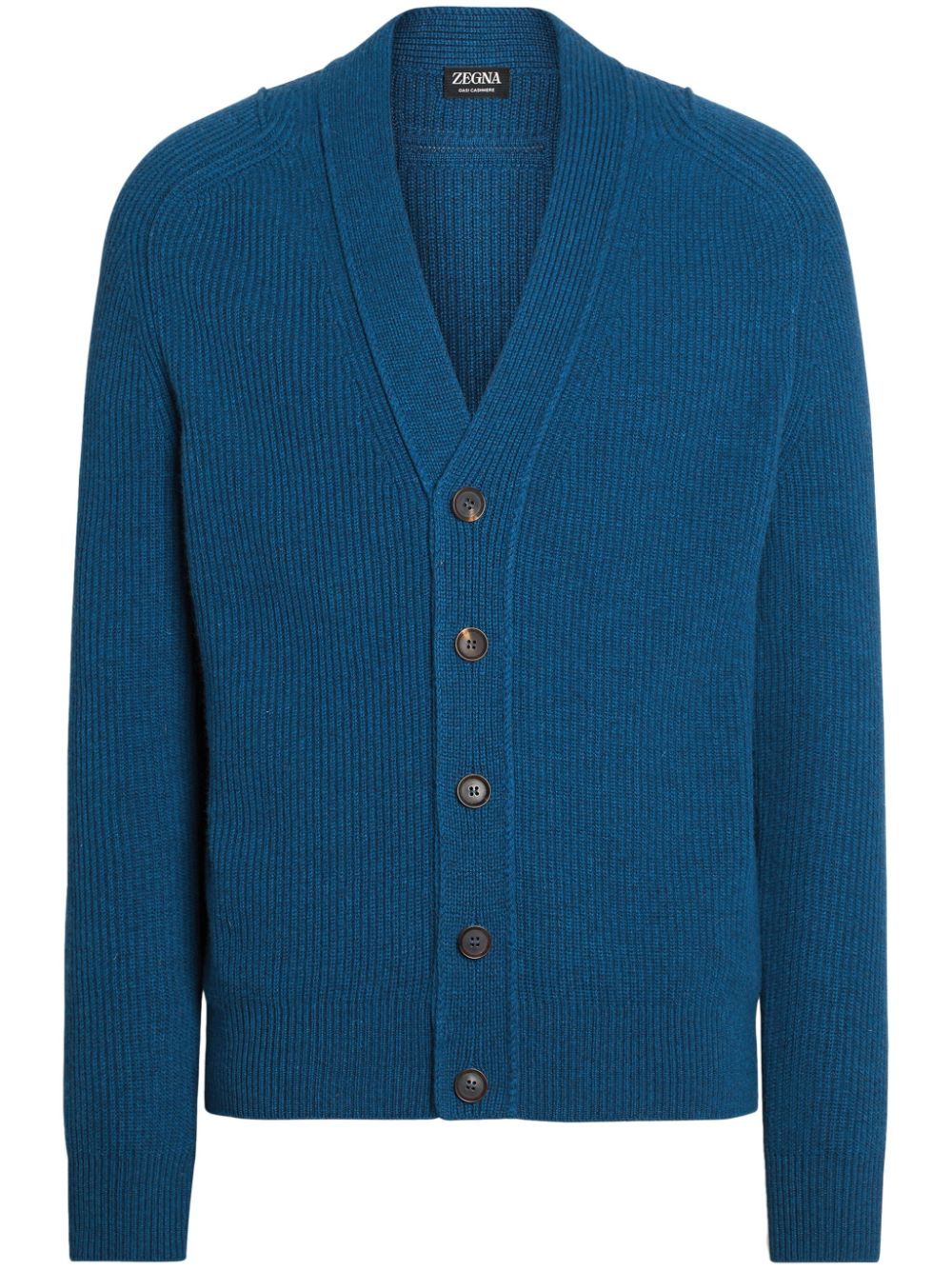 Zegna Oasi kasjmier vest Blauw