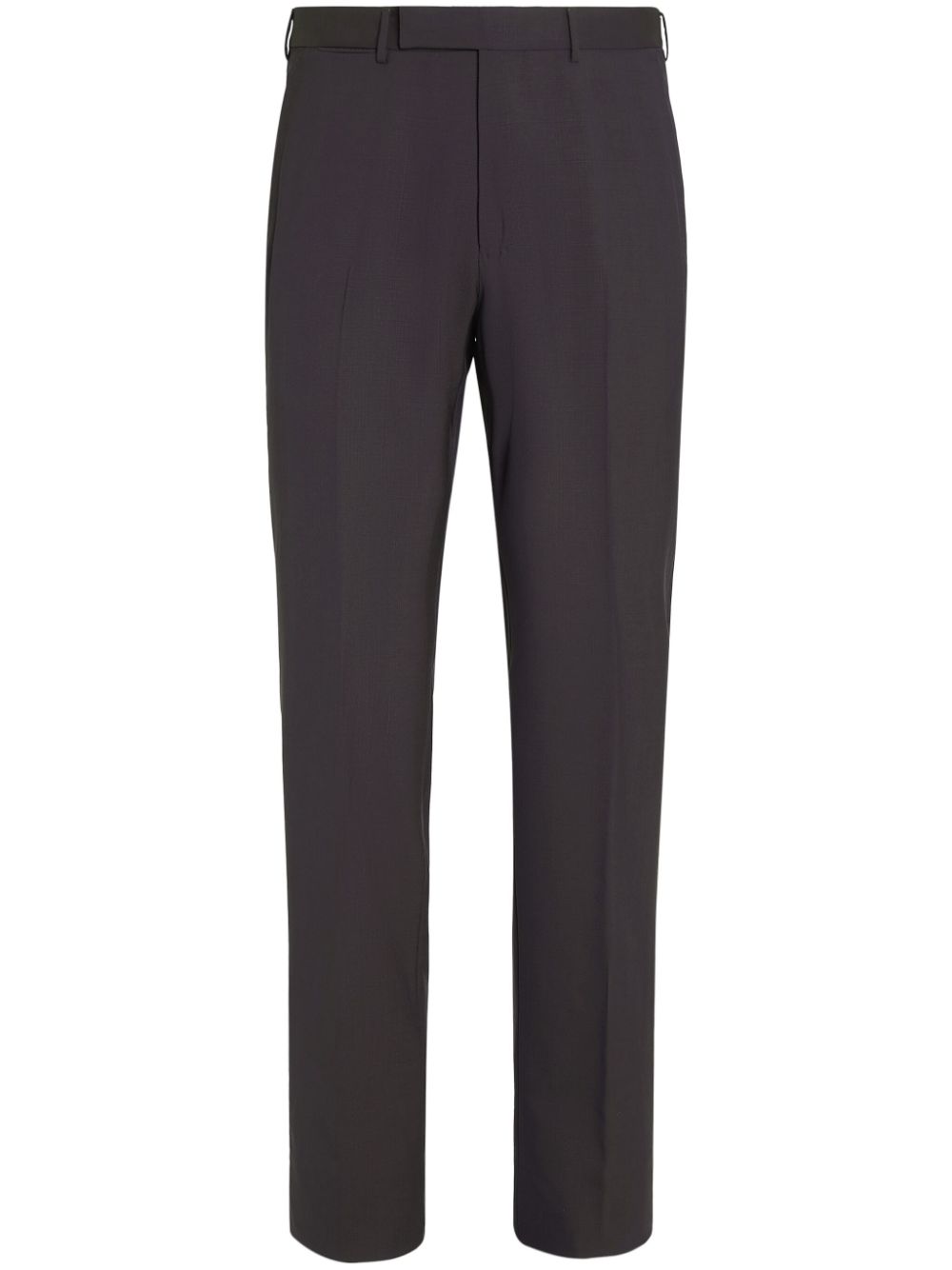 Zegna High Performance wool straight-leg trousers - Brown