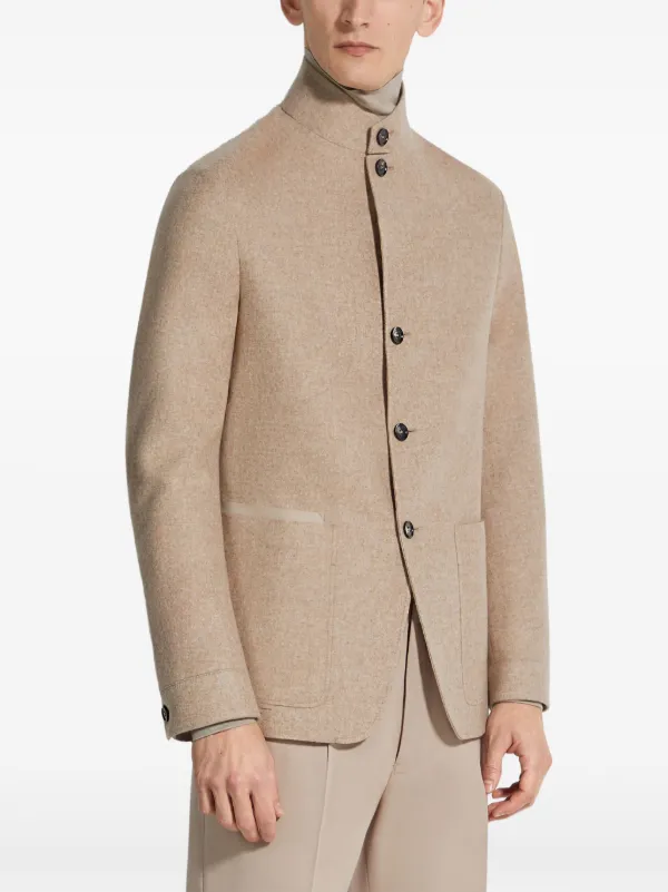 Zegna Conte Chore ジャケット | ニュートラル | FARFETCH JP