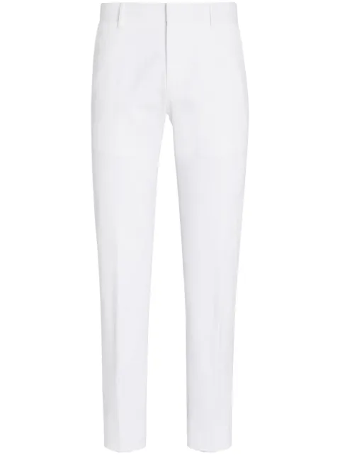 Zegna cotton tapered trousers 