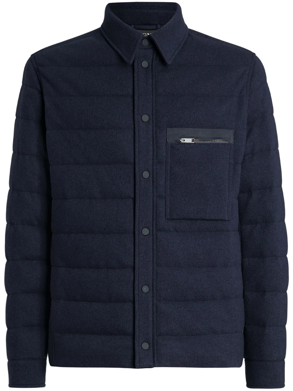 Zegna Oasi Elements Jacket In Blue