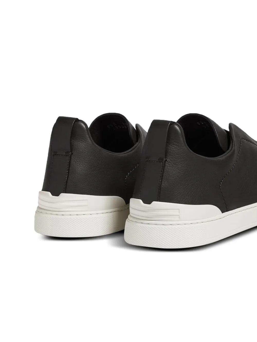 Zegna Triple Stitch™ leather sneakers Black