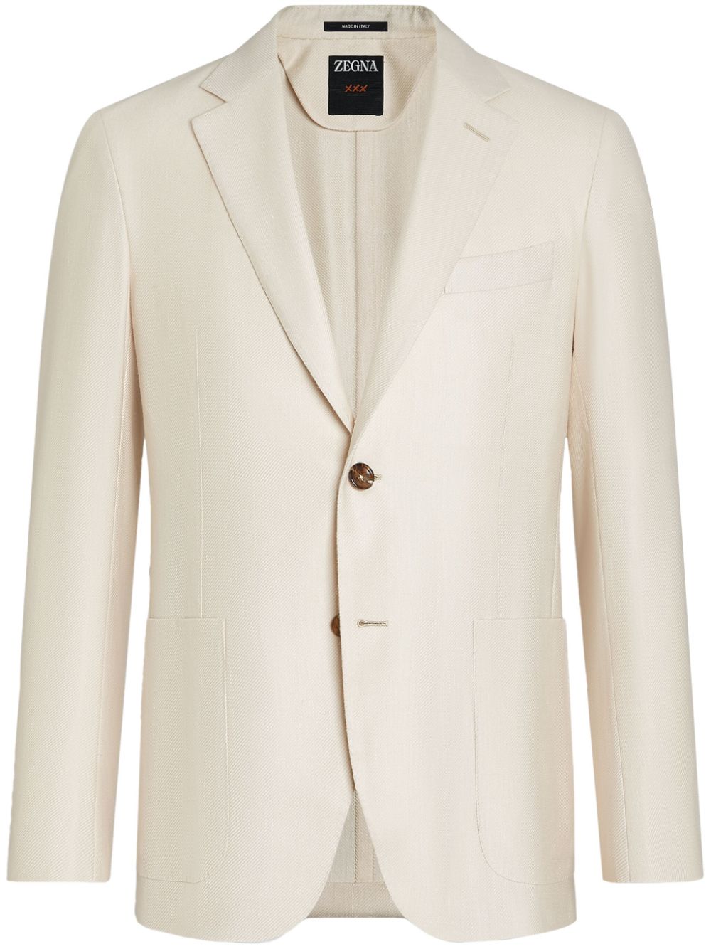 Zegna single-breasted blazer - Neutrals