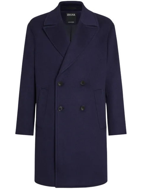 Zegna double-breasted cashmere coat