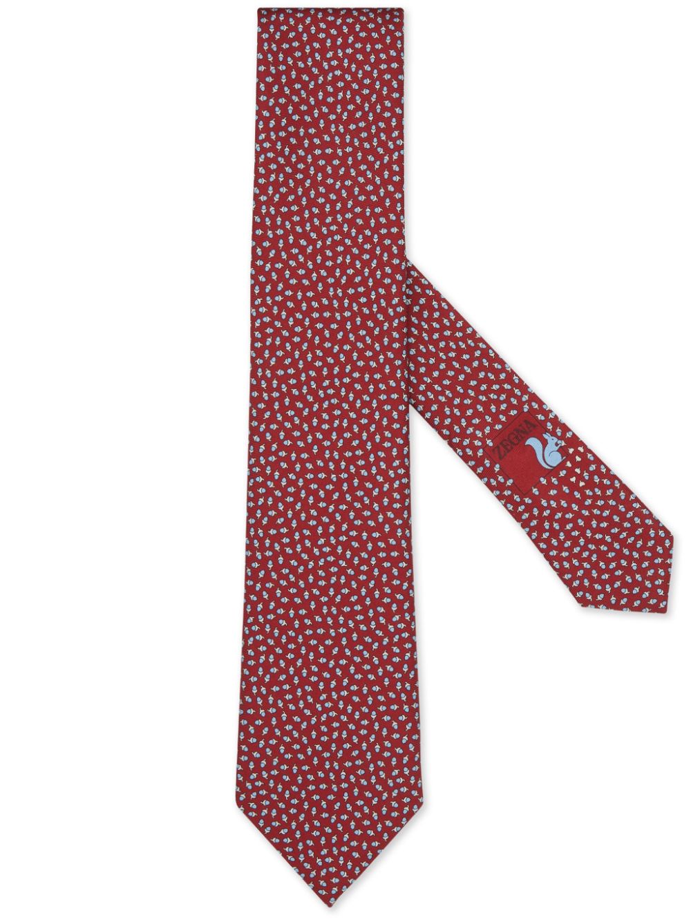 Zegna silk tie - Red