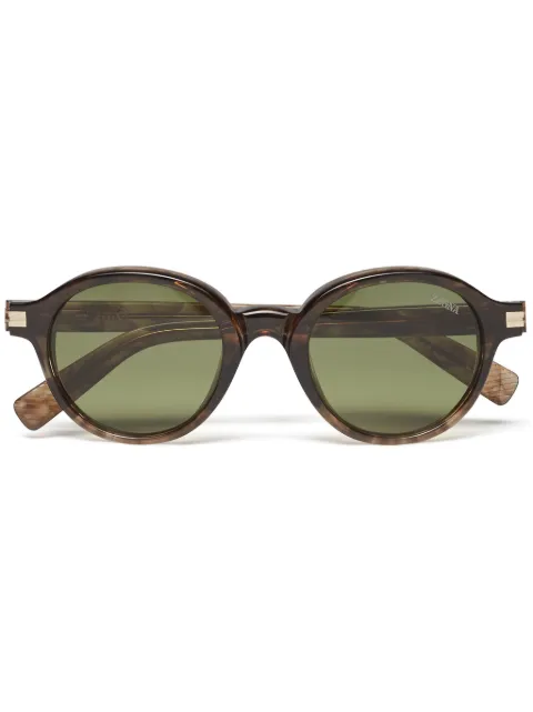 Zegna oval-frame sunglasses