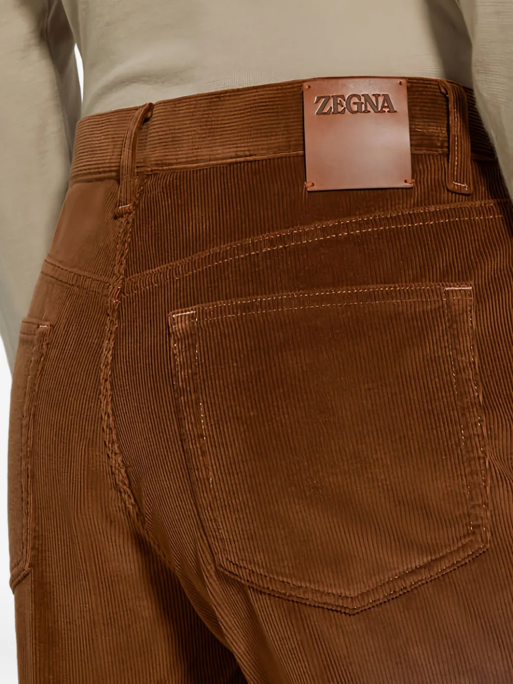 Zegna Cashco Roccia corduroy trousers | Tapered Pants | Image 2