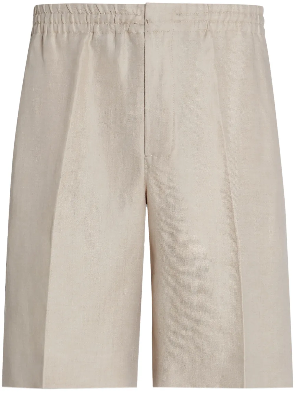 Zegna linen shorts - Neutrals