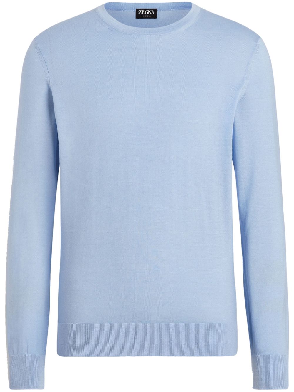 Shop Zegna Crew-neck Sweater In Blue