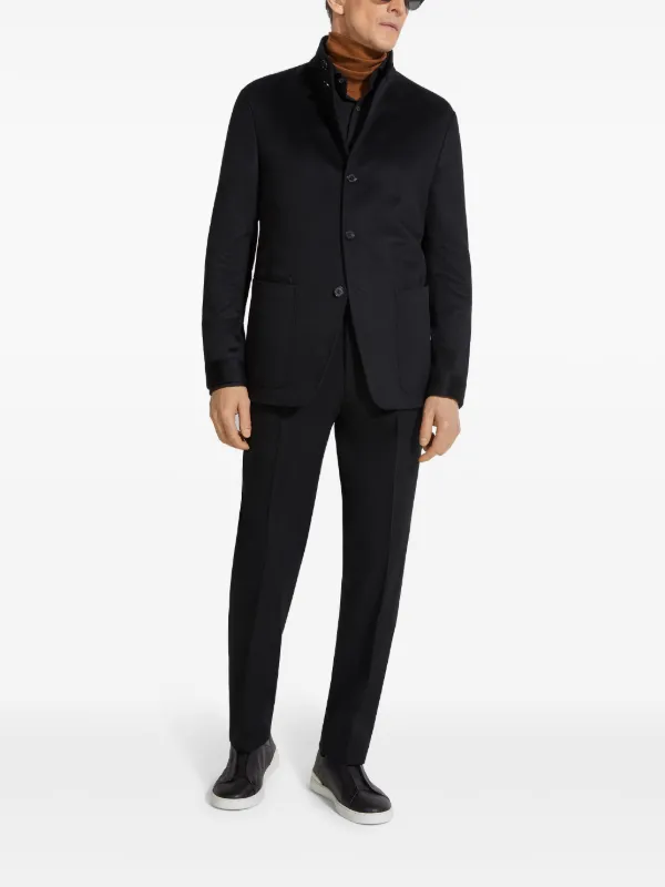 Zegna プリーツ パンツ | ブラック | FARFETCH JP