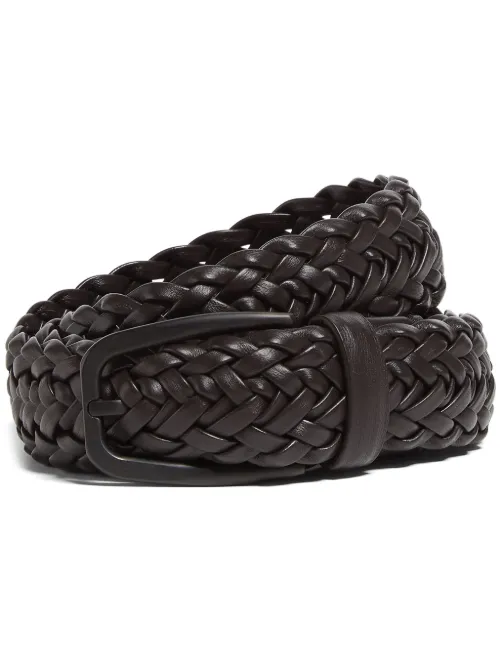 Zegna ceinture en cuir - Marron - Zegna - Modalova