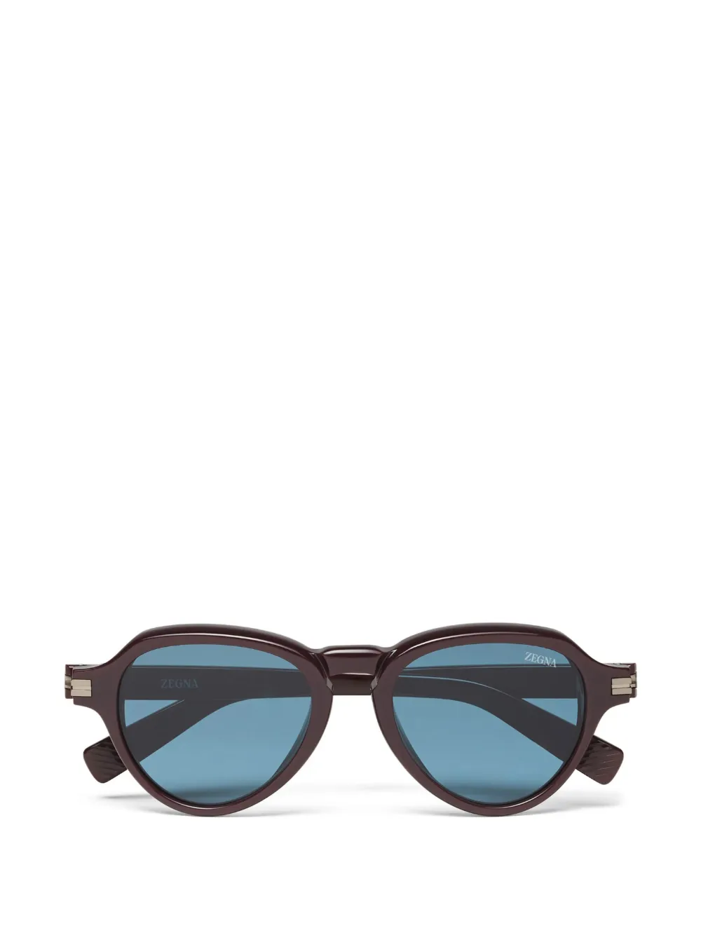 Zegna Occhiali da sole tondi - Viola