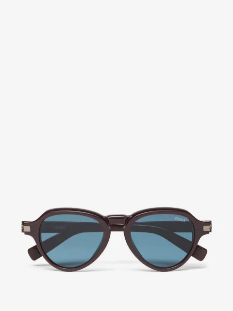 Zegna round-frame sunglasses