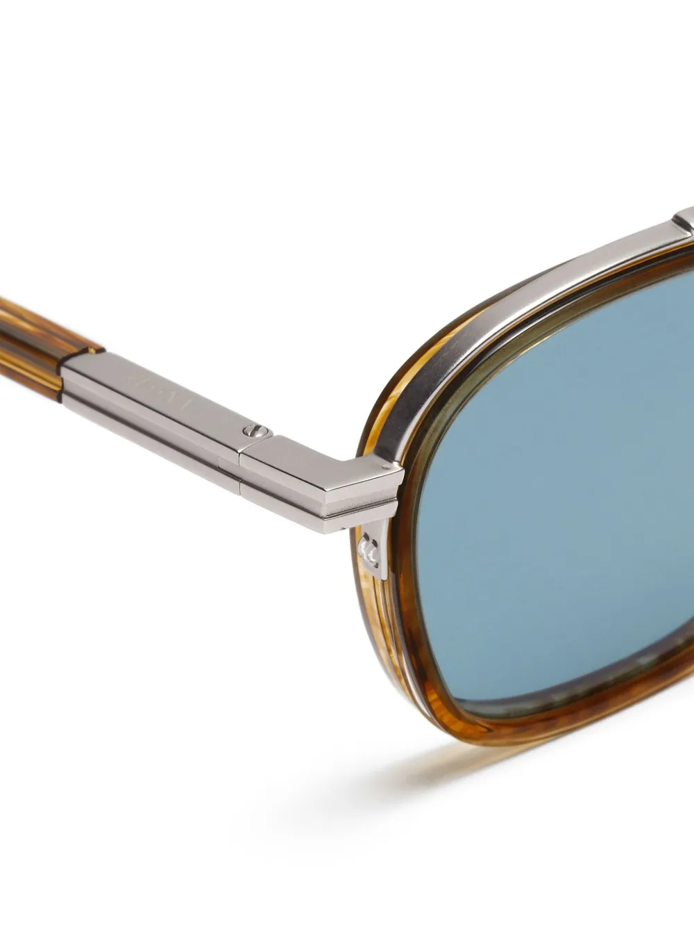 Zegna Orizzonte zonnebril Zilver