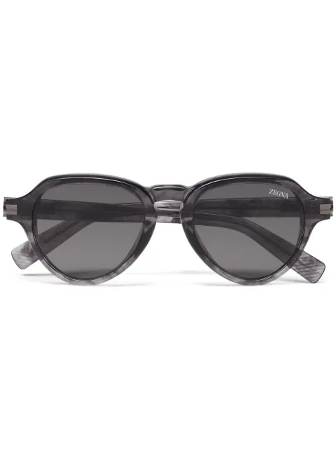 Zegna pilot-frame sunglasses
