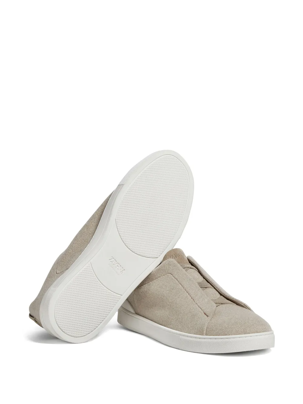 Zegna Triple Stitch sneakers Beige