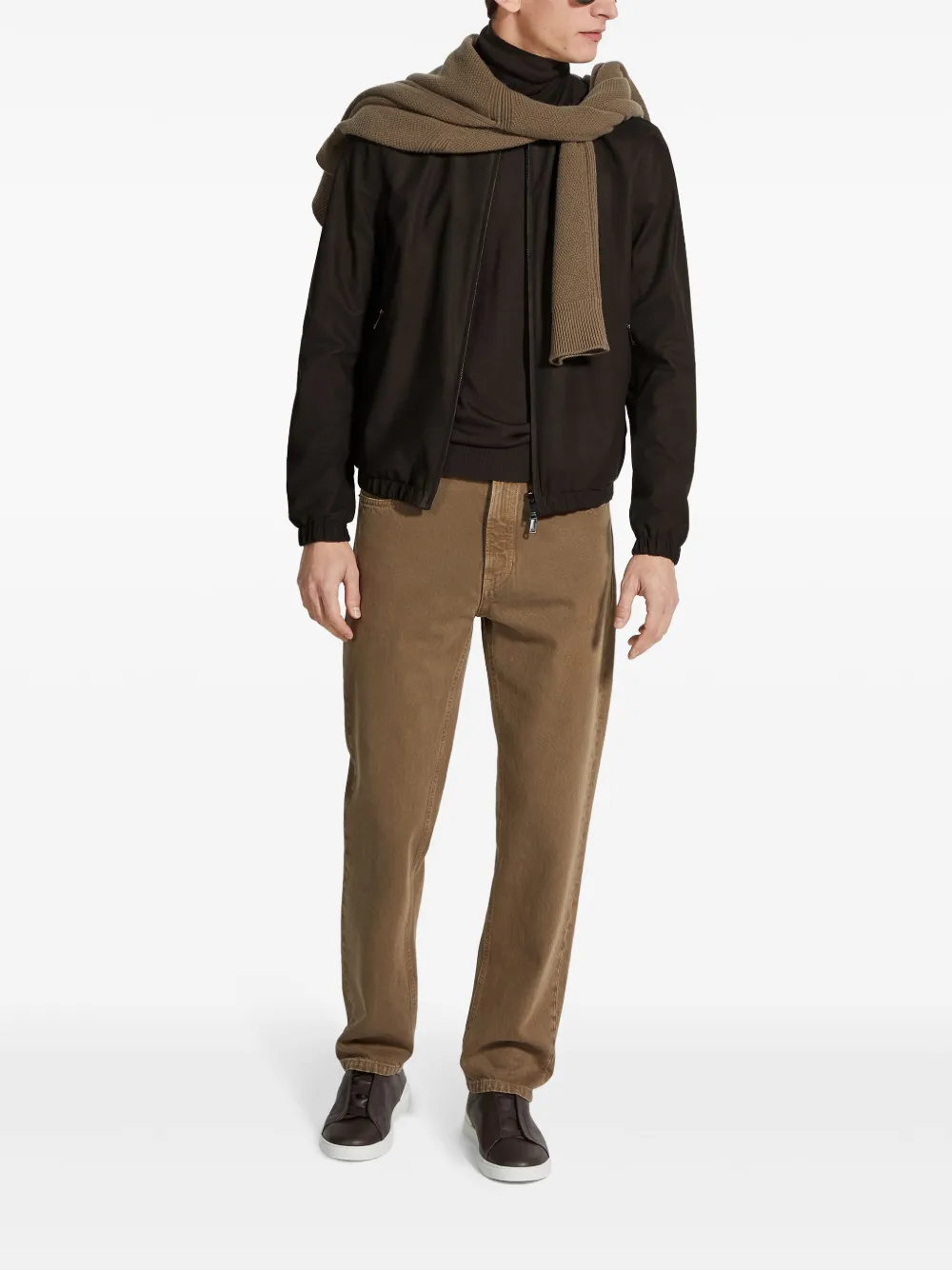 Zegna Omkeerbaar jack - Bruin