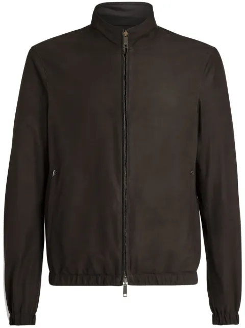 Zegna reversible suede jacket