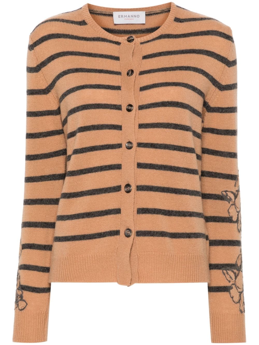 striped cardigan