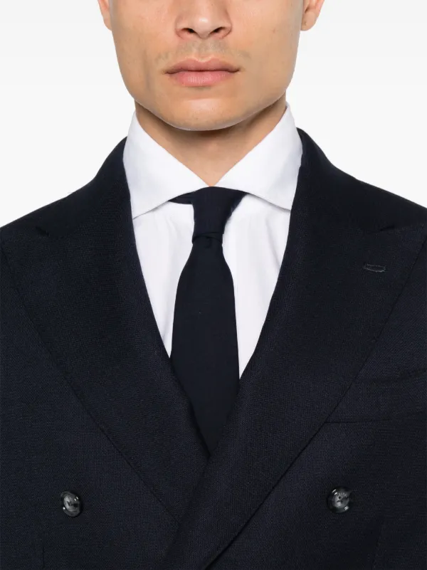 Barba double-breasted Jacket Blue FARFETCH PH