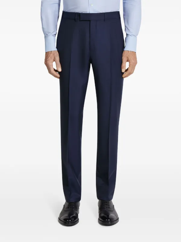 VIP【関税送料無料】希少 Zegna Air Force Blue Wool Dress Navy Blue Centoventimila Wool Suit SS25 23086718 | Zegna US