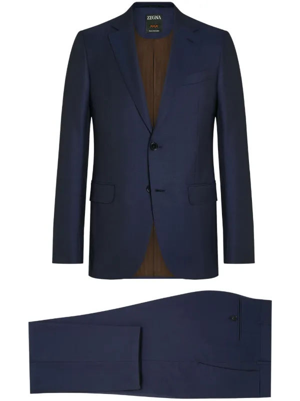 Zegna カシミアスーツ | ブルー | FARFETCH JP