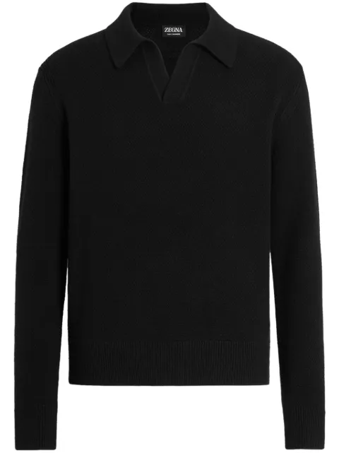 Zegna Oasi cashmere polo shirt