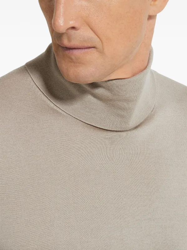 Zegna タートルネック セーター | ニュートラル | FARFETCH JP