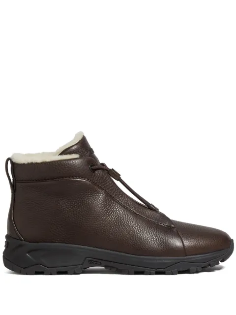 Zegna Triple Stitch Vetta suede boots