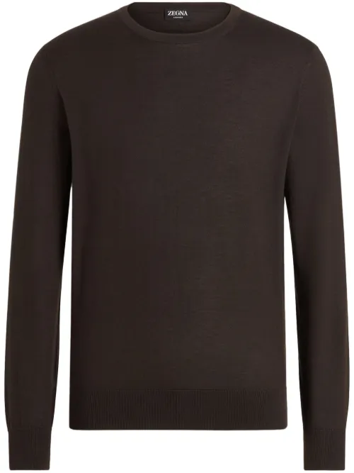 Zegna pull Cashseta - Marron - Zegna - Modalova